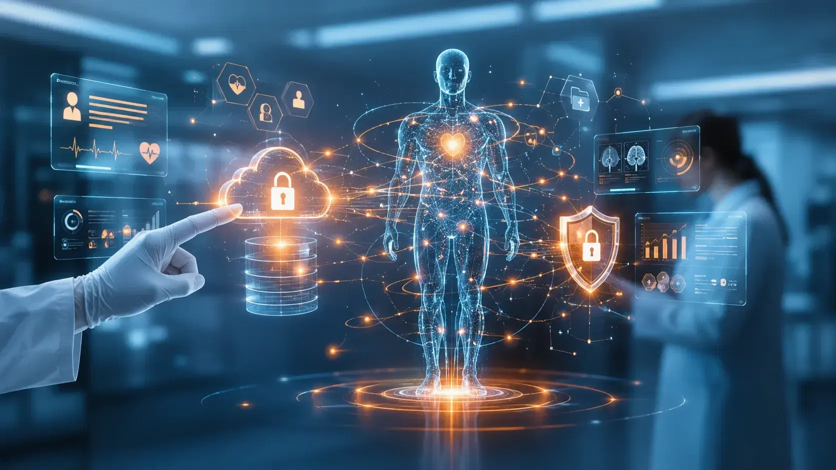 Secure Cloud Data Warehousing for Healthcare Organizations